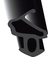 Aluplast S-1172 ČIERNA PVC tesnenie okna 50 metrov Aluplast S-1172 ČIERNA PVC tesnenie okna 50 metrov