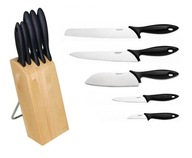 NOŽE FISKARS SADA 5 NOŽOV V BLOKU KS 1004931 NOŽE FISKARS SADA 5 NOŽOV V BLOKU KS 1004931