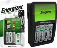 ENERGIZER Maxi nabíjačka + 4x batérie Power Plus AA R6 2000mAh