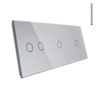 PANEL LIVOLO 3 MODULY 1+1+2 PRE DOTYKOVÉ VYPÍNAČE S PANEL LIVOLO 3 MODULY 1+1+2 PRE DOTYKOVÉ VYPÍNAČE S