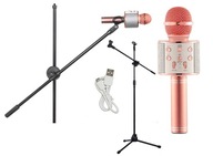 KARAOKE SET - BLUETOOTH MIKROFÓN WS858 + ŠTANDID