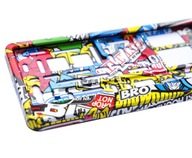 Stickerbomb rám ŠPZ KVALITA Stickerbomb rám ŠPZ KVALITA