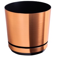 DEKOR kvetináč priemer 18 cm, medená farba DEKOR kvetináč priemer 18 cm, medená farba