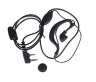 Slúchadlový mikrofón K pre Baofeng UV-5R UV-82 BF 888 Slúchadlový mikrofón K pre Baofeng UV-5R UV-82 BF 888