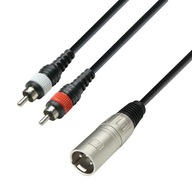 ADAM HALL K3YMCC AUDIO KÁBEL XLR - 2x RCA 1m