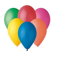 Pastelové viacfarebné balóniky Gemar G90-100 ks.