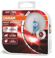 H7 OSRAM NIGHT BREAKER LASER PLUS ŽIAROVKY 150%