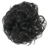 SCRUNCHIE HAIR RUB, VEĽKÁ, ČIERNA ČERNÁ ČELNICA SCRUNCHIE HAIR RUB, VEĽKÁ, ČIERNA ČERNÁ ČELNICA