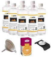BIOFUEL set 7L bioetanolová nádoba na aromaterapiu pomarančový olej