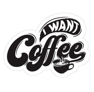 Nálepky do kuchyne na stenu CLEAR COFFEE COFFEE Nálepky do kuchyne na stenu CLEAR COFFEE COFFEE