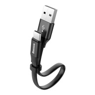 BASEUS PLOCHÝ silný KÁBEL USB / USB-C 2A s držiakom BASEUS PLOCHÝ silný KÁBEL USB / USB-C 2A s držiakom