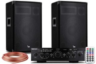800W SADA REPRODUKTOROV BLUETOOTH ZOSILŇOVAČ + 5K KÁBLE 800W SADA REPRODUKTOROV BLUETOOTH ZOSILŇOVAČ + 5K KÁBLE