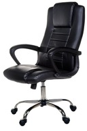 NOVINKA čierna GIOSEDIO FBS04 otočná kancelárska stolička