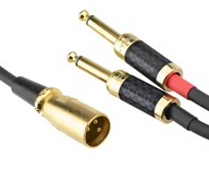 Kábel kábel 2x 6,3 Jack mono-XLR (M) Klotz 1m