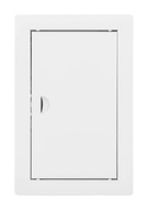 KOVOVÉ KONTROLNÉ DVERE BIELE 15x25