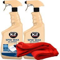 K2 SPID VOSK FAST WET WAX 2 ks + MIKROVLÁKNO