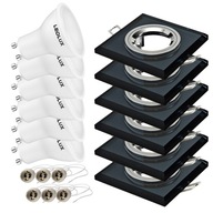 6x halogénové GLASS svietidlo + LED GU10 2,5W 6x halogénové GLASS svietidlo + LED GU10 2,5W