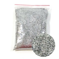 Sypké trblietky na omietkové farby SILVER 1kg 0,4mm