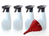 4 x FĽAŠA S ROZPRAŠOVAČOM 750 ml + NÁlievka 4 x FĽAŠA S ROZPRAŠOVAČOM 750 ml + NÁlievka
