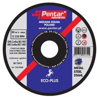 Kotúč rezný na kov 115x1,0 PENTAR 10 kusov Kotúč rezný na kov 115x1,0 PENTAR 10 kusov