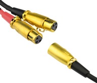 Kábel 2x XLR (F) - XLR (M) Klotz 2m