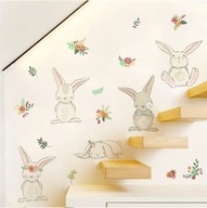 Samolepka na stenu Samolepky na stenu Bunnies HIT Samolepka na stenu Samolepky na stenu Bunnies HIT