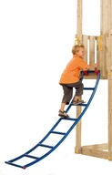 Kovový rebrík ako lezecká stena KBT