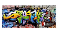GRAFITI nálepka na stenu GRAFFITI mladosť GRAFITI nálepka na stenu GRAFFITI mladosť