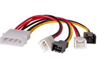 Molex napájací adaptér pre 3pin 5 12V ventilátory