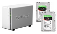 NAS Synology DS220j + 2x1TB server Seagate IronWolf