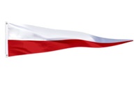 Vlajka Wimpel Poľsko 147x30 Vimpel Vlajka Poľska