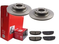 BREMBO ZADNÉ KOTÚČE + DLOŽKY MAZDA 6 GG GY GH BREMBO ZADNÉ KOTÚČE + DLOŽKY MAZDA 6 GG GY GH
