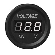 PRIDANÝ VOLTMETER 6V 32V 24V MALÝ MODRÁ