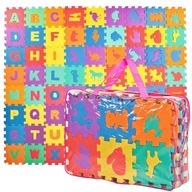 VEĽKÁ FOAM PUZZLE FOAM MAT CYF* LIT* 72 kusov VEĽKÁ FOAM PUZZLE FOAM MAT CYF* LIT* 72 kusov
