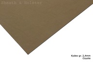 Kydex coyote, trojbalenie - 3 ks ~ A5, hrúbka 2,4 mm