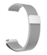 MILÁNSKÝ SIEŤOVANÝ NÁRAMOK STRIEBORNÝ 18mm Magnetický MILÁNSKÝ SIEŤOVANÝ NÁRAMOK STRIEBORNÝ 18mm Magnetický