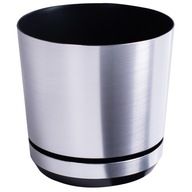 DEKOR kvetináč priemer 18 cm hliníková farba DEKOR kvetináč priemer 18 cm hliníková farba