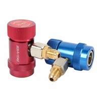 Rýchlospojky HFO R1234yf s 1/4 SAE adaptérmi Rýchlospojky HFO R1234yf s 1/4 SAE adaptérmi