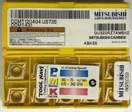 Vložky CCMT 120404 US735 pre KO INOX MITSUBISHI
