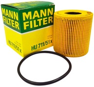 Olejový filter MANN HU711/51X OE673 OX339/2D Olejový filter MANN HU711/51X OE673 OX339/2D