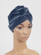 Sema šedé luxusné turbany pre ženy od Eva Design - ideálne na večer