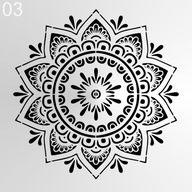 Maľovacia šablóna, maľovacie šablóny, Mandala mix