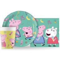 SET tanierov, šálok a obrúskov PEPPA PIG SET tanierov, šálok a obrúskov PEPPA PIG