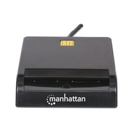 MANHATTAN ČÍTAČKA CHYTRÝCH KARIET Externá USB MANHATTAN ČÍTAČKA CHYTRÝCH KARIET Externá USB
