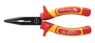 Predĺžené, rovné kliešte 160 mm, 1000V, VDE Predĺžené, rovné kliešte 160 mm, 1000V, VDE