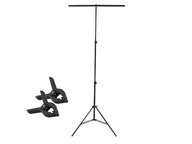POZADIE SADA TYP T Nosník 80cm Statív 200cm + KLIPY POZADIE SADA TYP T Nosník 80cm Statív 200cm + KLIPY