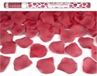 Fontána Shooting Tube, bordové lupienky ruží, 80 cm