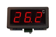 LED elektronický panelový teplomer -30-300C 12V