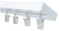 STROPNÉ ZÁCLONY DVOJDRÁŽOVÉ STROPNÉ LIŠTY PVC 290cm STROPNÉ ZÁCLONY DVOJDRÁŽOVÉ STROPNÉ LIŠTY PVC 290cm