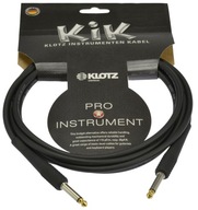 KLOTZ Kábel nástrojový JACK 6.3 GOLD gitarový 3m KLOTZ Kábel nástrojový JACK 6.3 GOLD gitarový 3m
